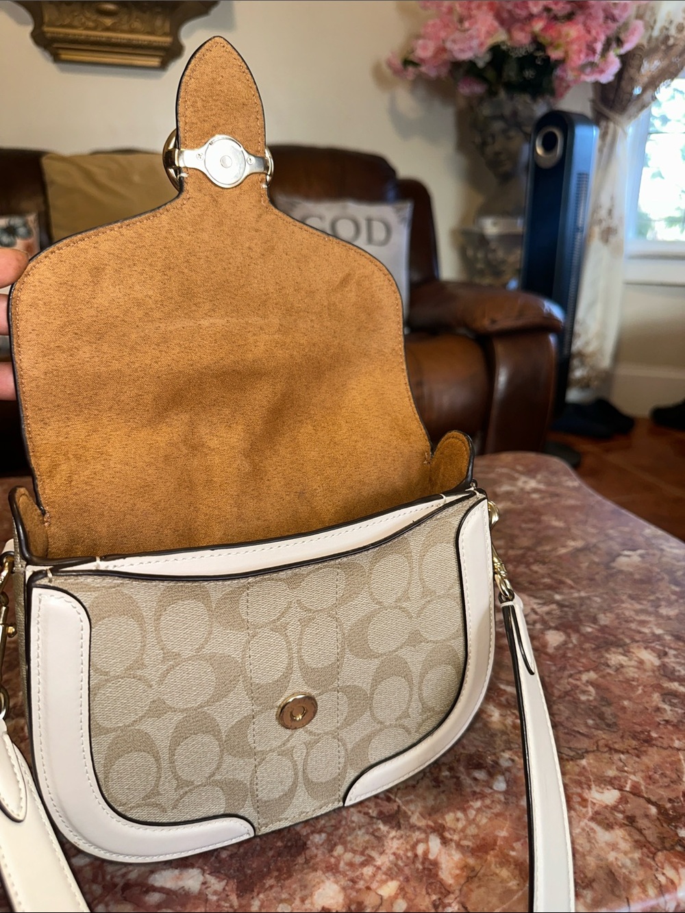 Coach Georgie saddle crossbody/clutch - Picture 5 of 17